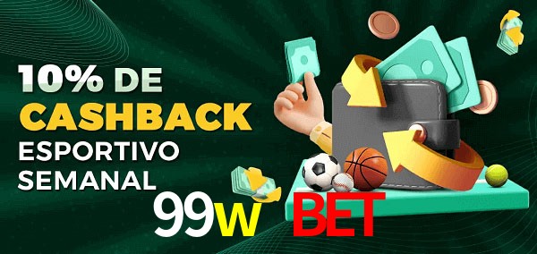 10% de bônus de cashback na 99w bet